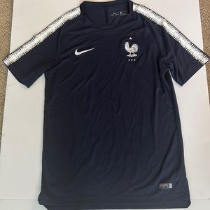 Nike FFF Navy blue Mens Soccer Jersey